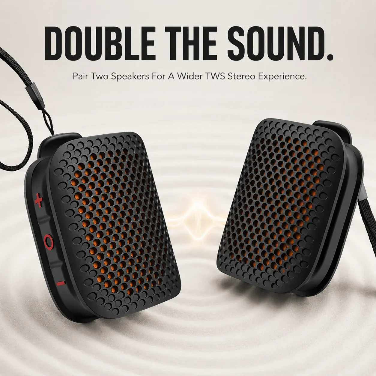 Lightweight pocket-sized wireless speaker
