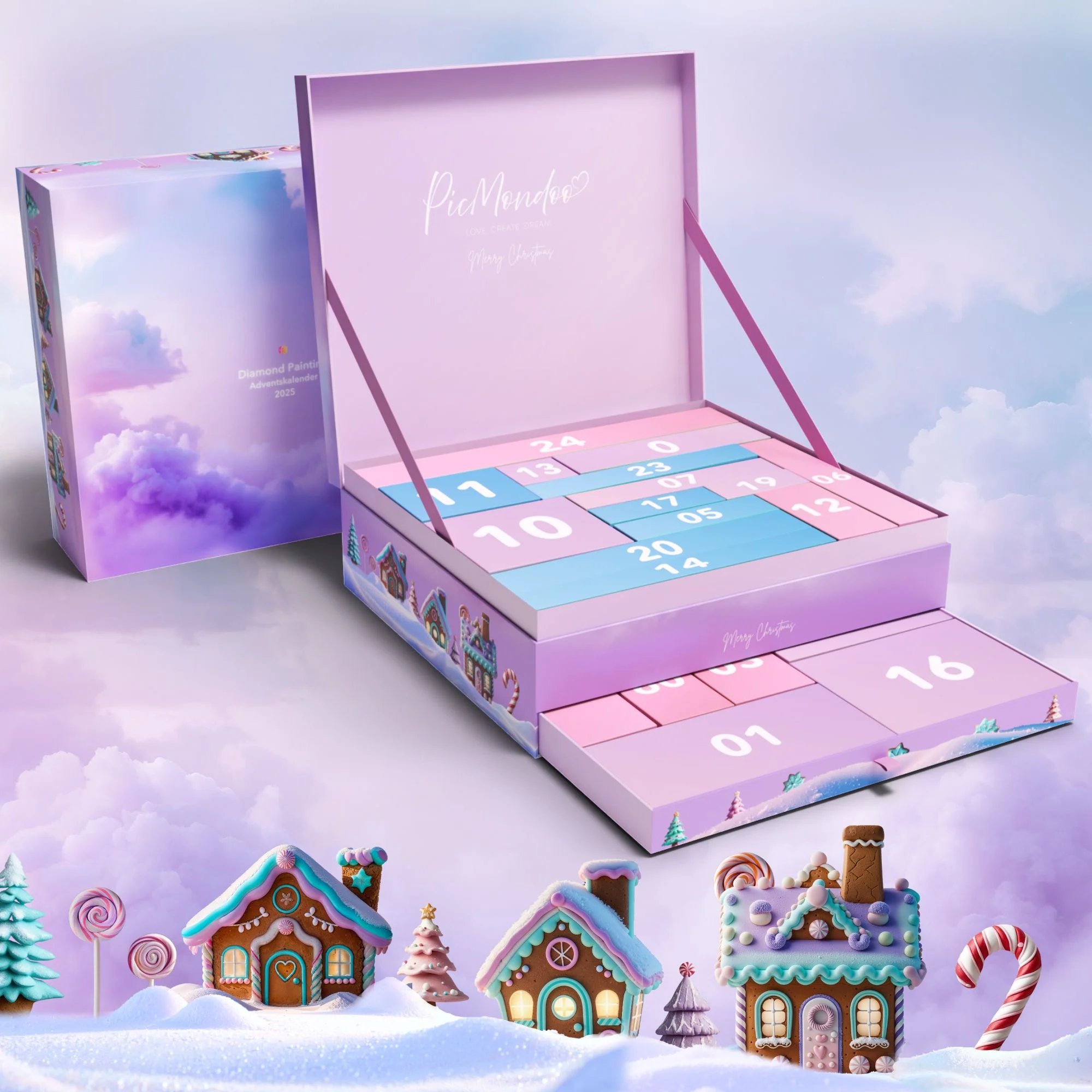 Diamond Painting XXL "Adventskalender 2025" - Limited Edition (Vorver.)