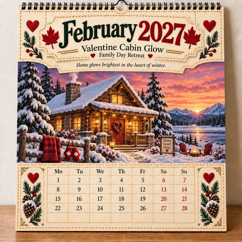 February 2027 Canada Calendar