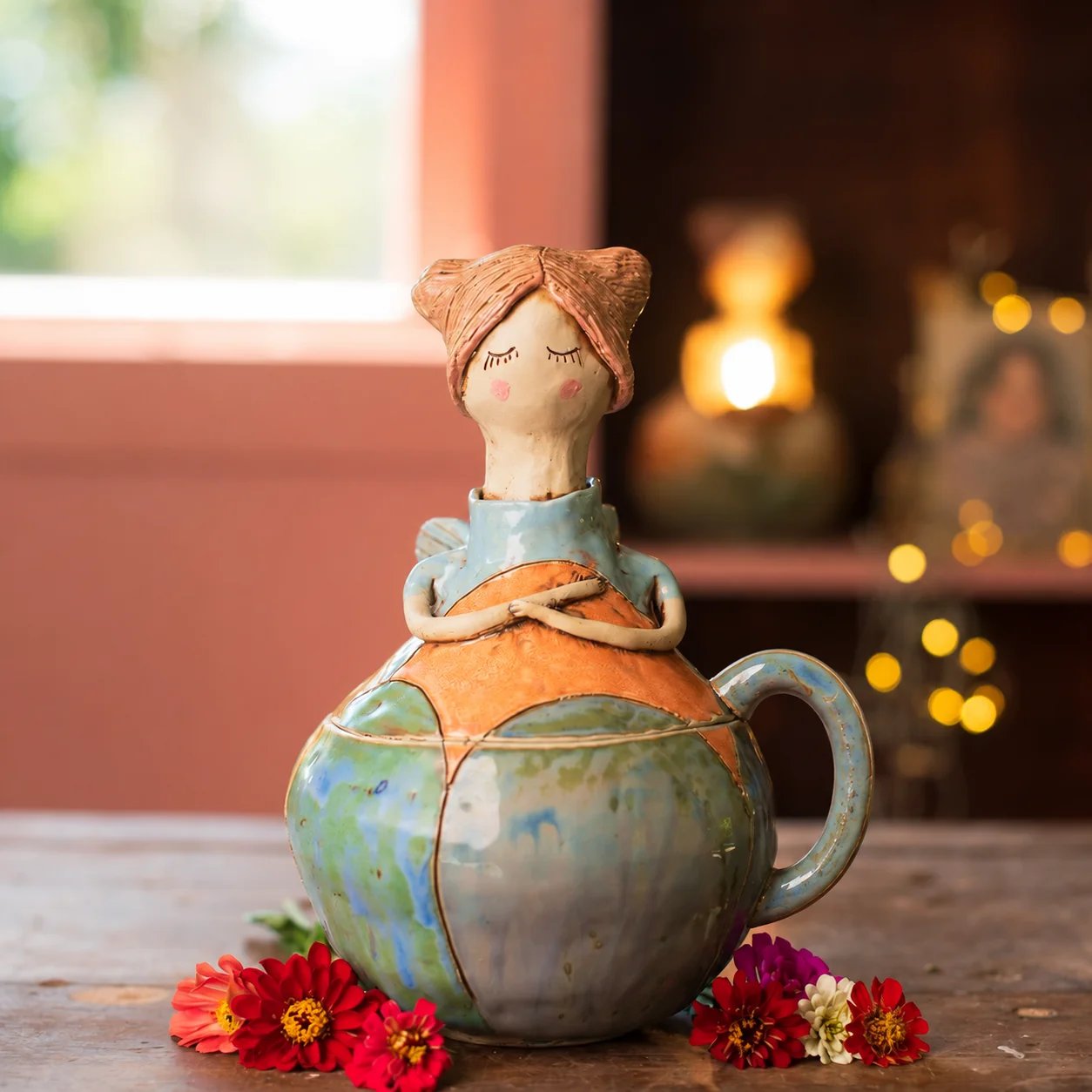 Mossveil fairy storage jar and mug