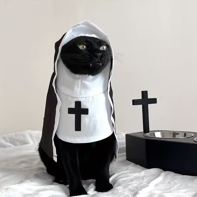 Funny Halloween costume gift for cat lovers