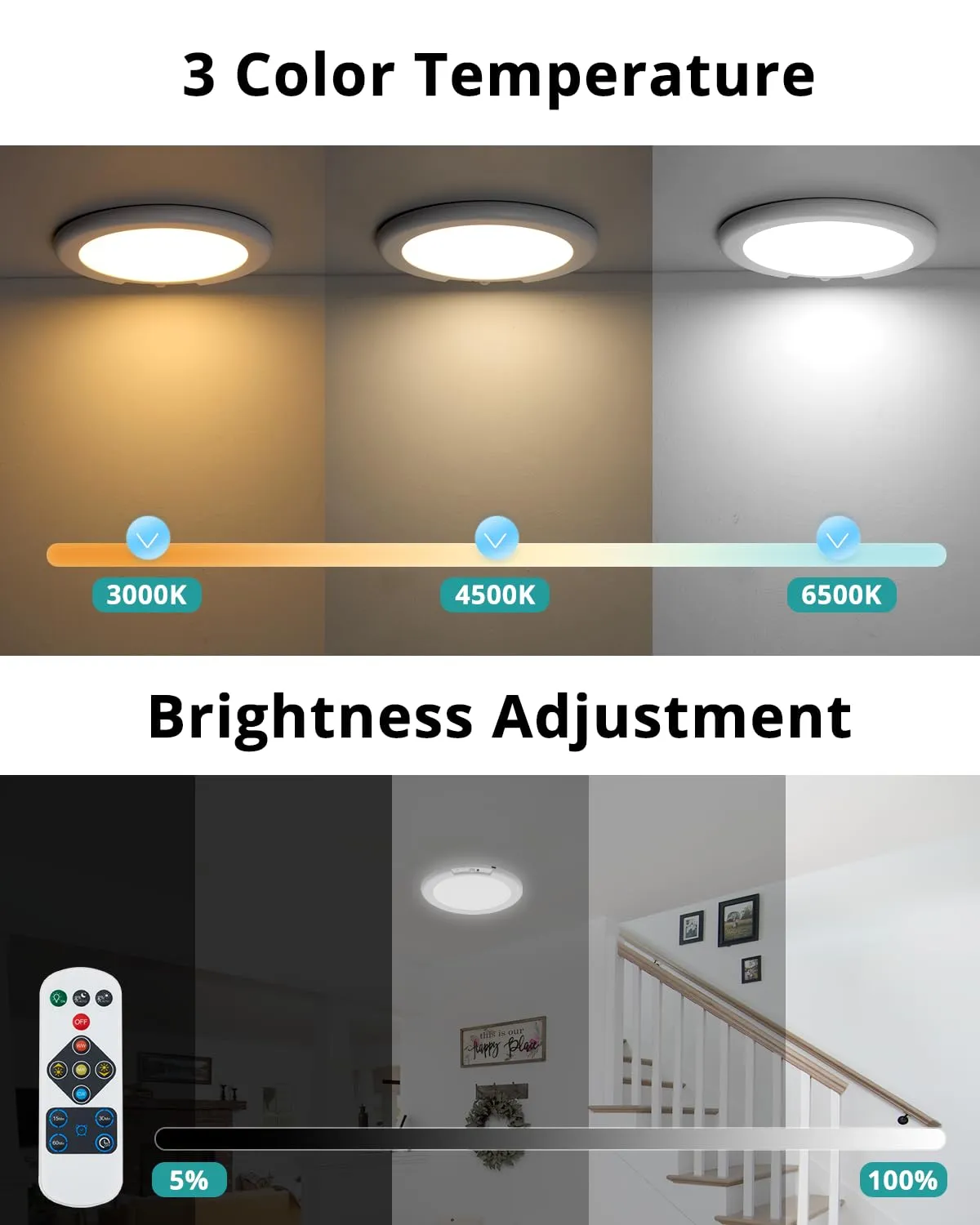 Brightness and Color Temperature Adjustment