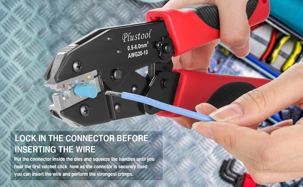 ratcheting crimp tool