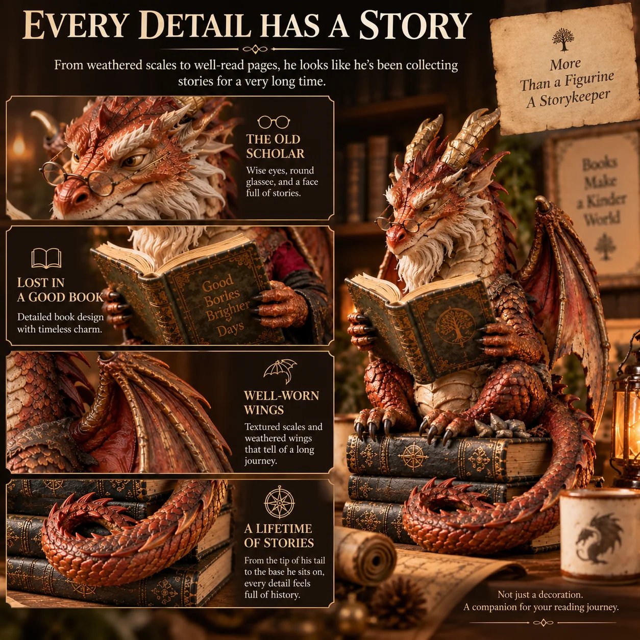 Scholar dragon detail guide