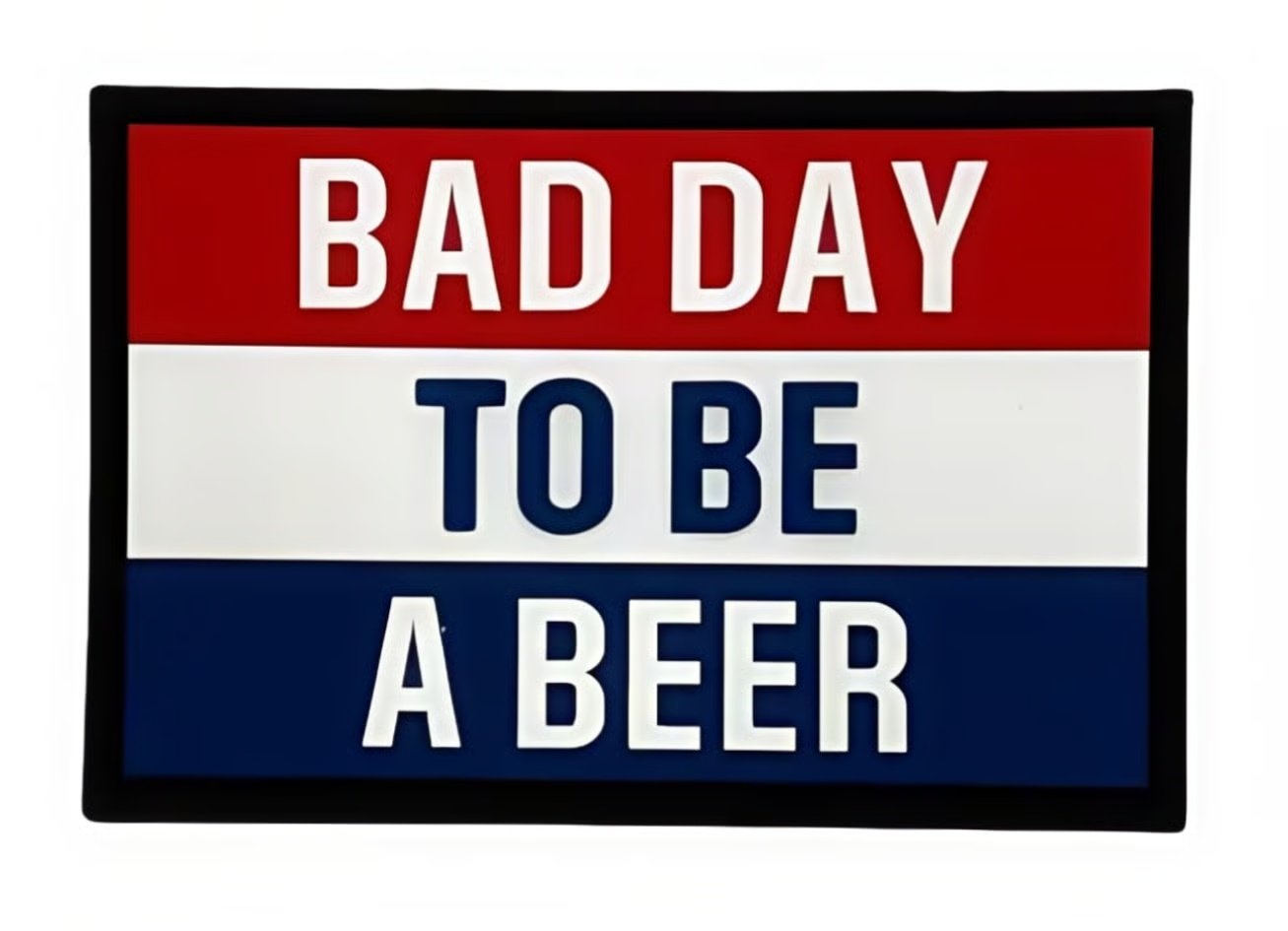 Bad Day Beer patch detail