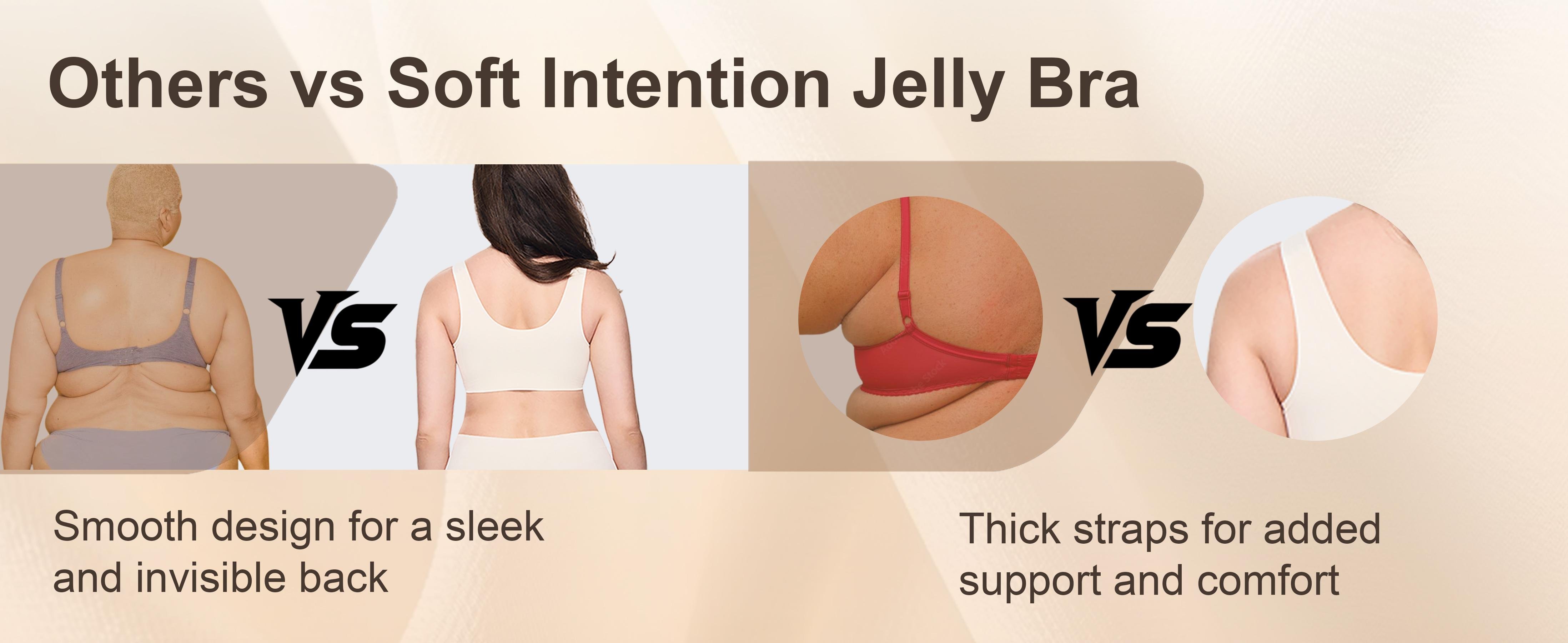 Holiday Special - Soft Intention Women's Seamless Red Bra Wireless Soft Bralette Full Coverage Push Up T-shirt Comfortable Everyday wear- Jelly, Supportive, Sports Bra