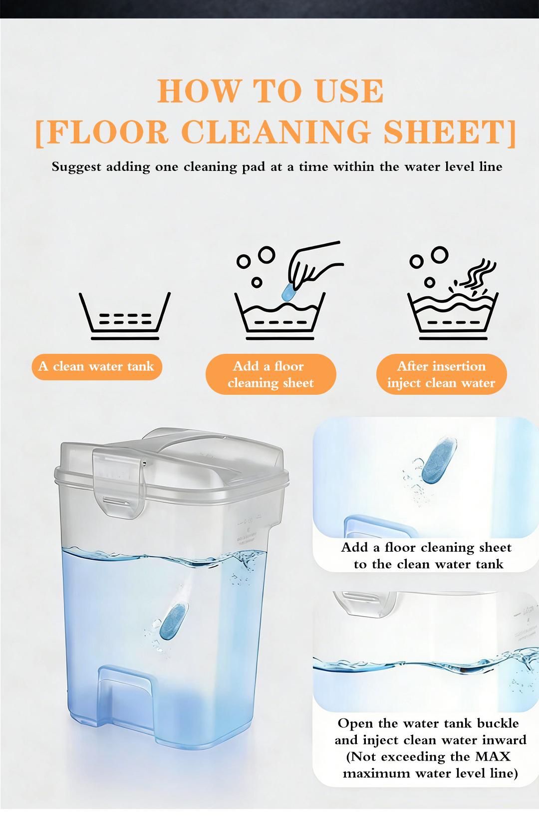 Floor cleaning tablets product details