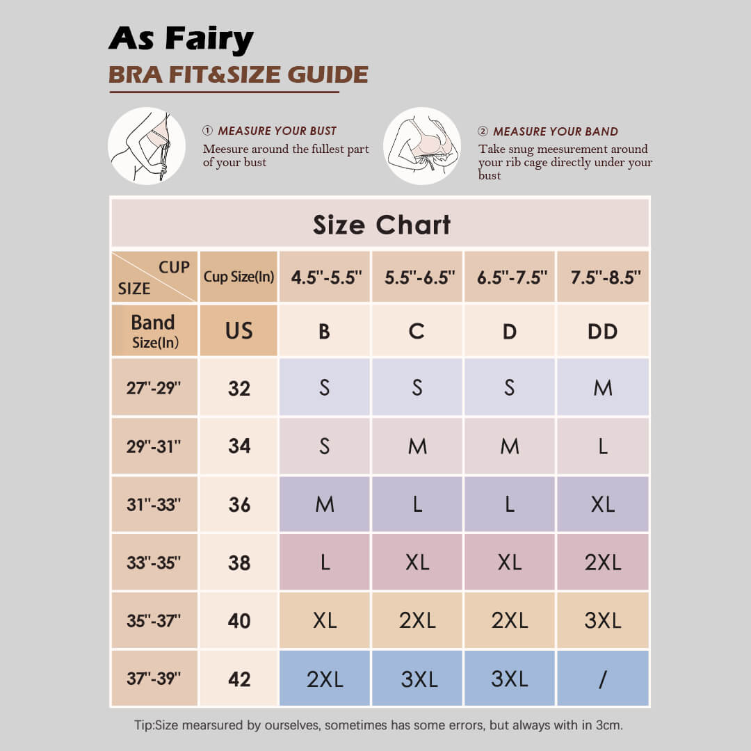 As Fairy Bras for Women Seamless Wireless Everyday Bra Comfortable Push Up Womenswear Full Coverage No Underwire Supportive Bra