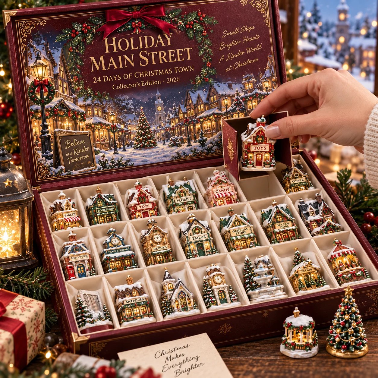 2026 magical Christmas village advent calendar final display