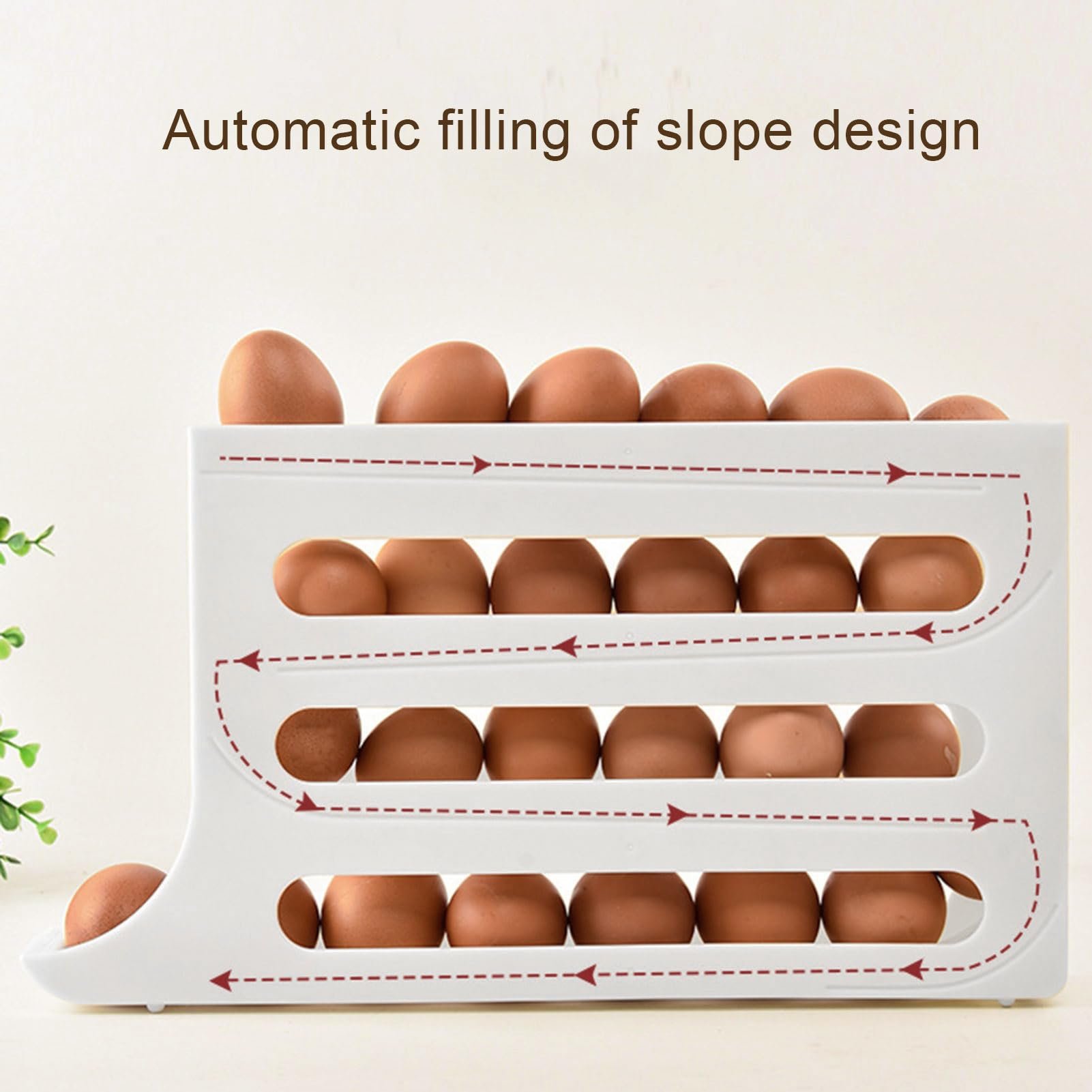 Egg rolling mechanism