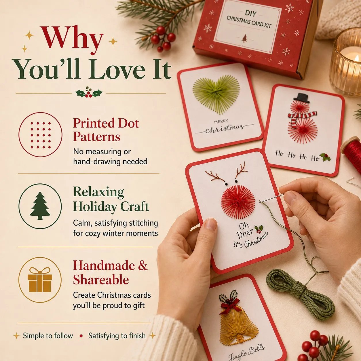 Christmas DIY crafting activity