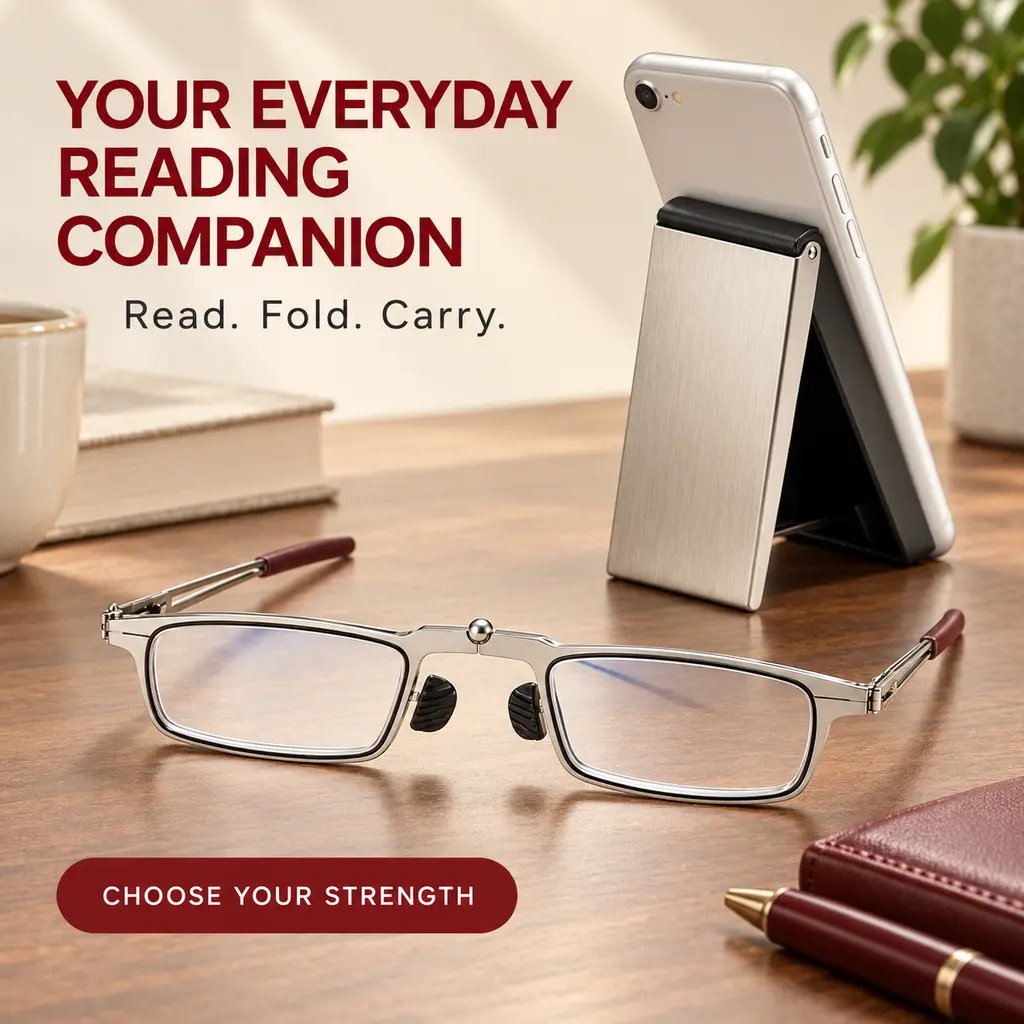 Folding readers and multifunction case ready for everyday use