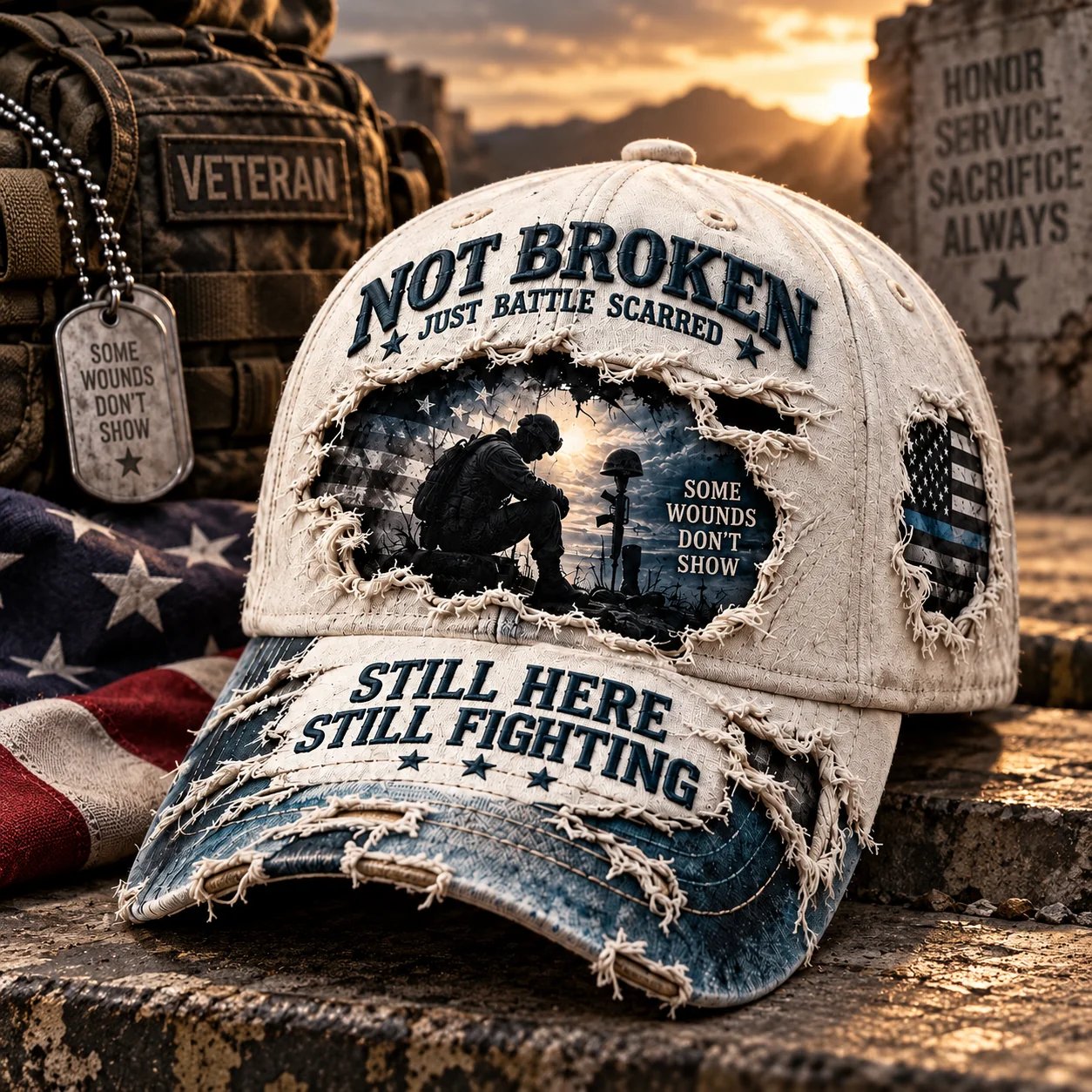 Veteran Mental Health Awareness Cap