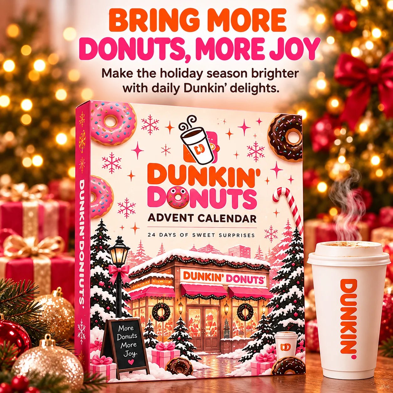 ☕🍩 Donut & Brew™ 24-Day Advent Calendar lifestyle