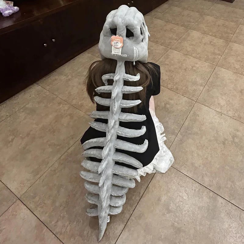 Dinosaur skeleton costume full silhouette
