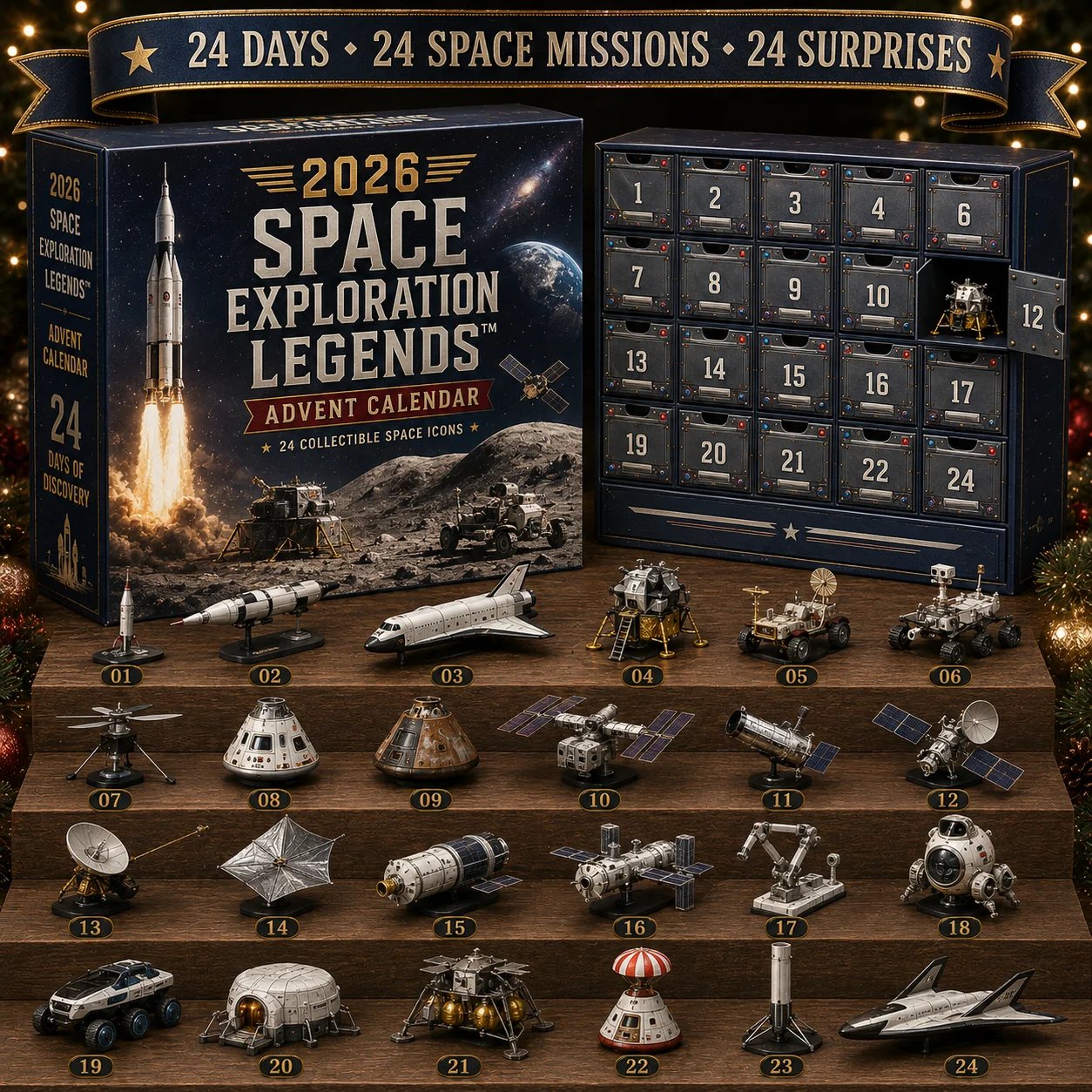 2026 Space Exploration Legends Advent Calendar