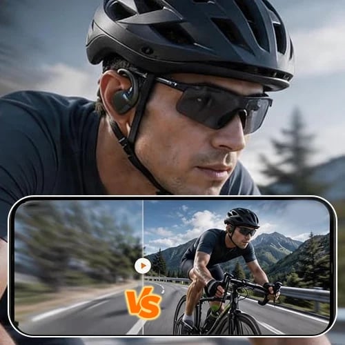 Hands-free point of view camera headset recording outdoor activities Hands-free point of view camera headset recording outdoor activities