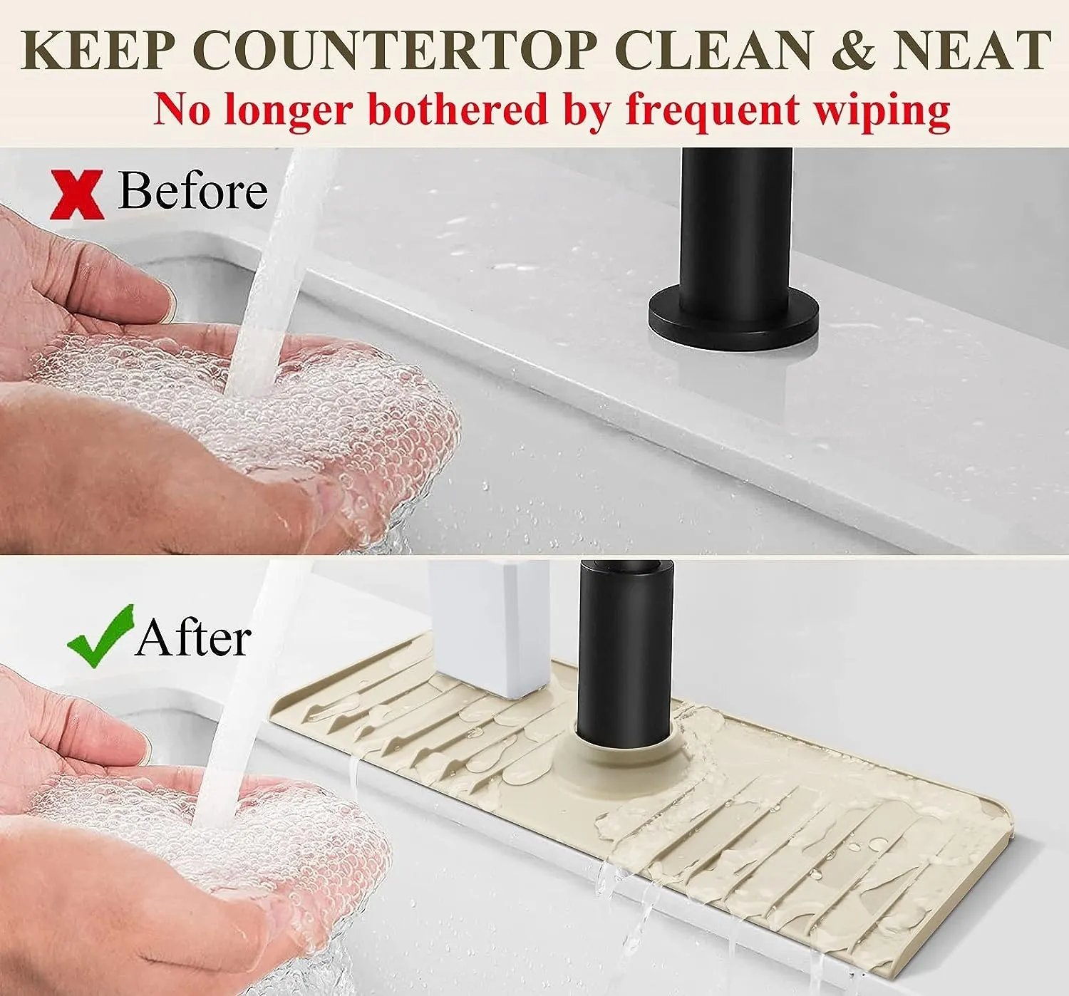 Faucet splash guard Faucet splash guard