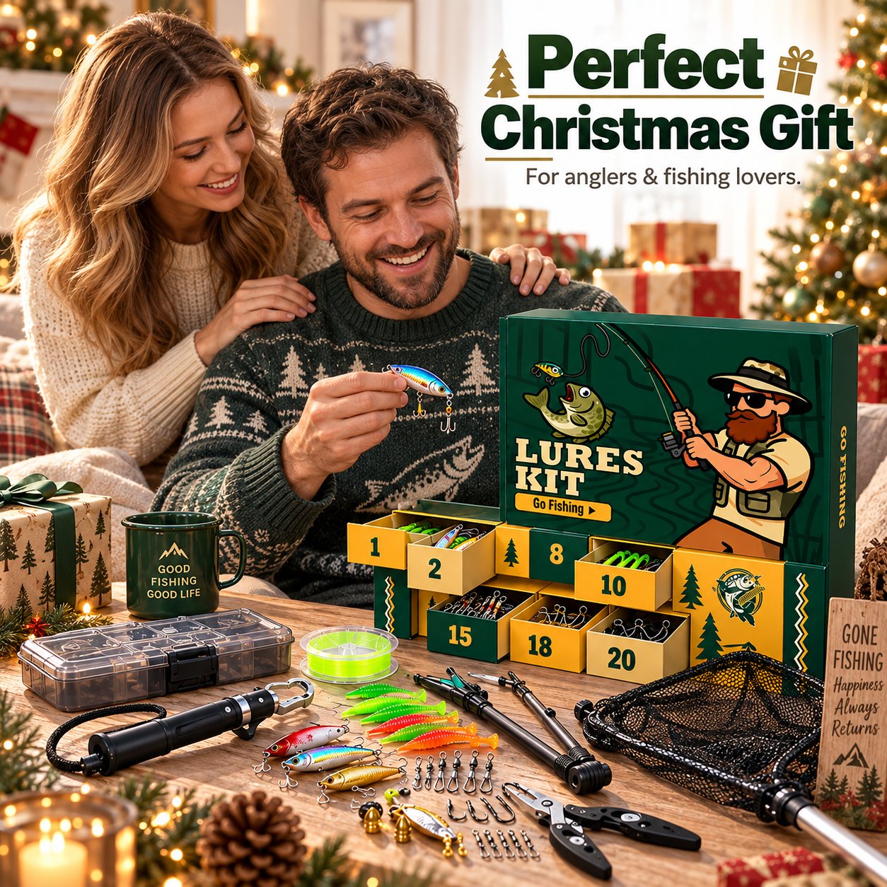 Fishing Advent calendar tackle surprises