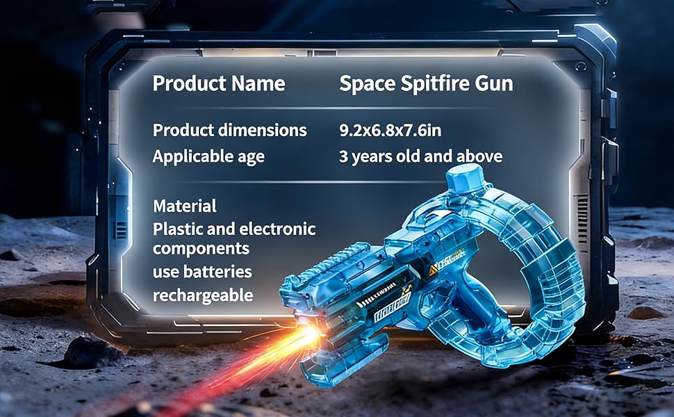 led electric water blaster