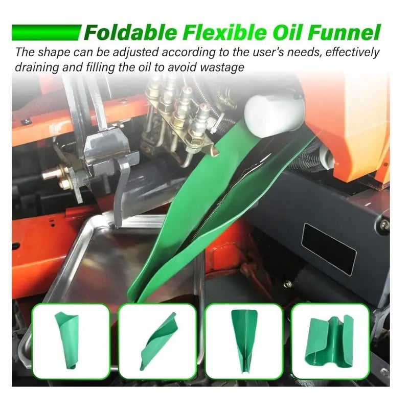 Reusable flexible fluid funnel