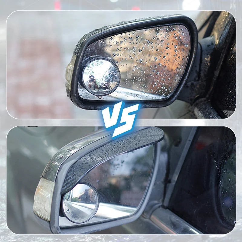 Car side mirror rain guards for wet weather