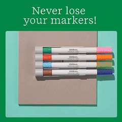 Detachable marker storage tray
