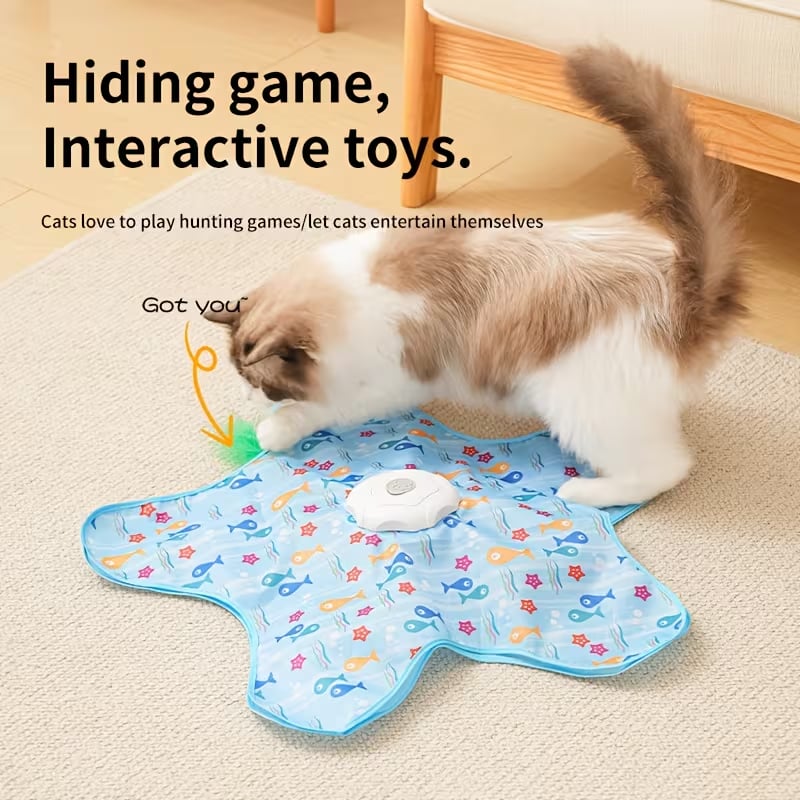 🔥Hot Sale 49% OFF🐱Fully automatic wireless smart cat toy set