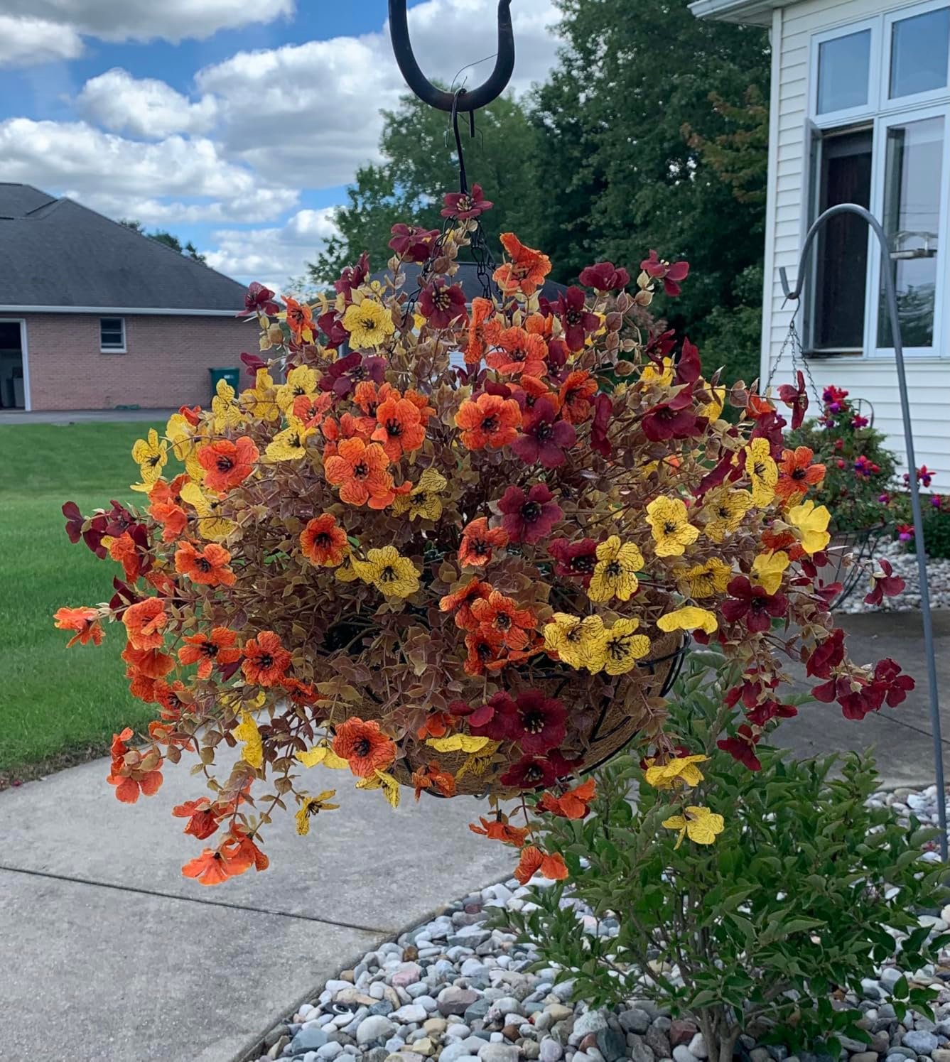 Hanging fall basket.