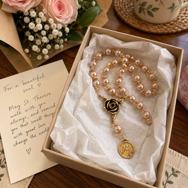 St Therese chaplet church prayer photo