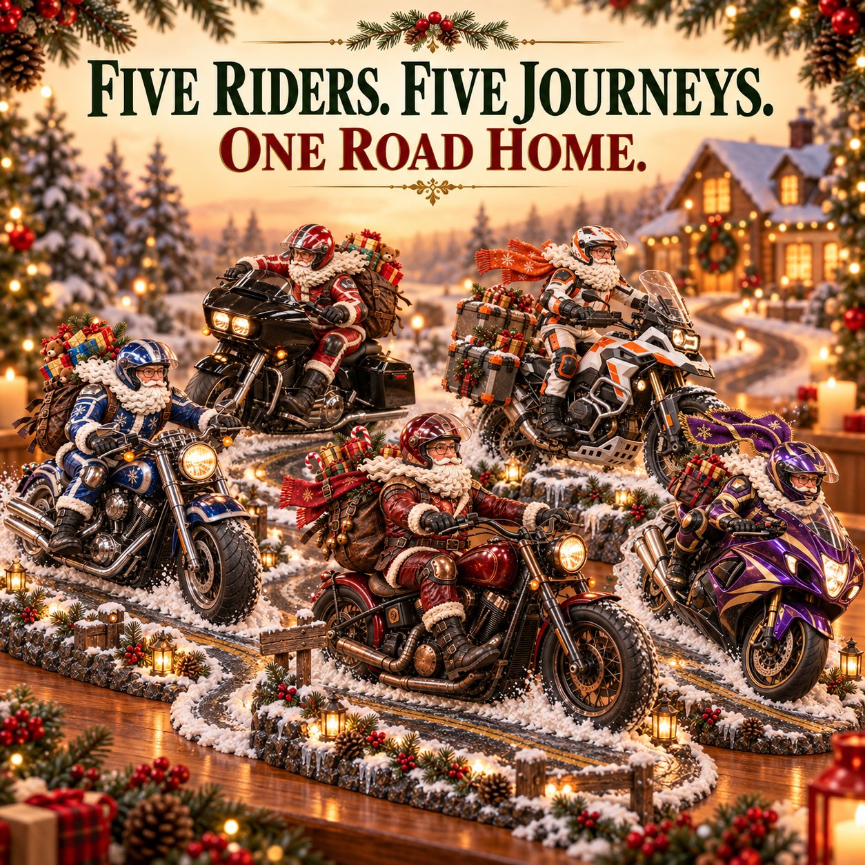 🏍️🎄 Christmas Sale: 49% OFF – Santa’s Ride Home Keepsake additional view
