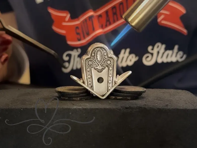 The 1925 “Normandy" Birdhouse • Made from the Hollow Handles of Silver-plated Knife image 10