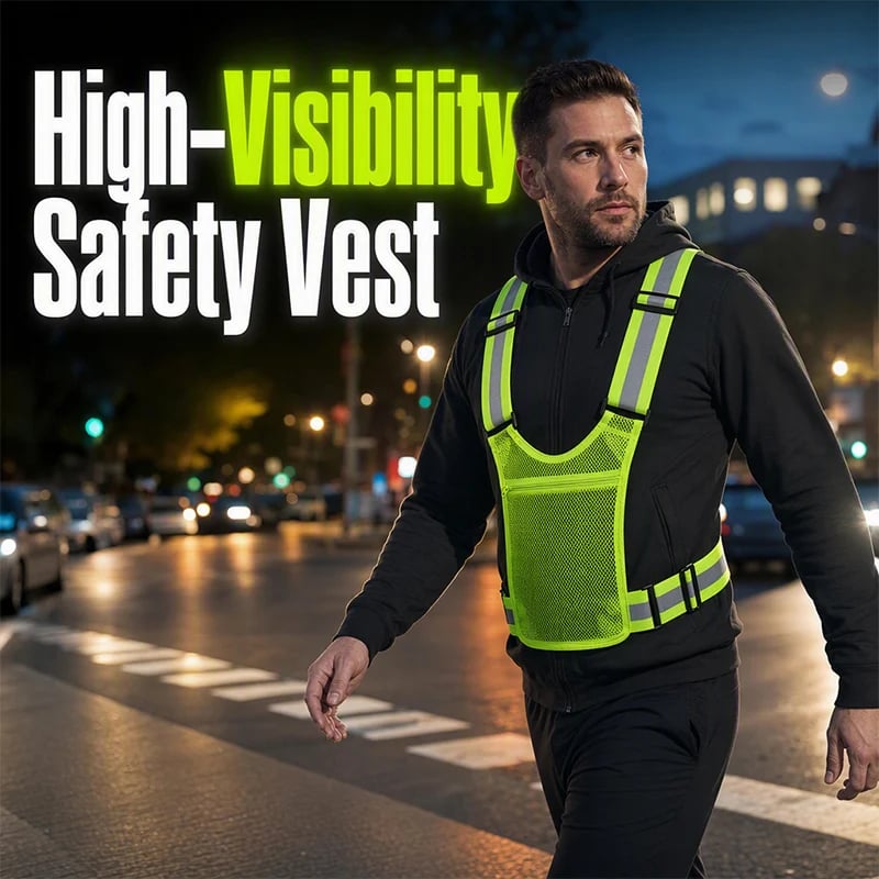 High visibility reflective vest