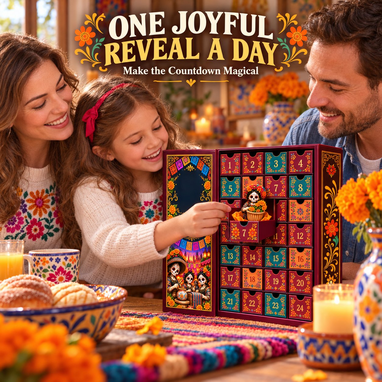 Día de Muertos collector figurine details