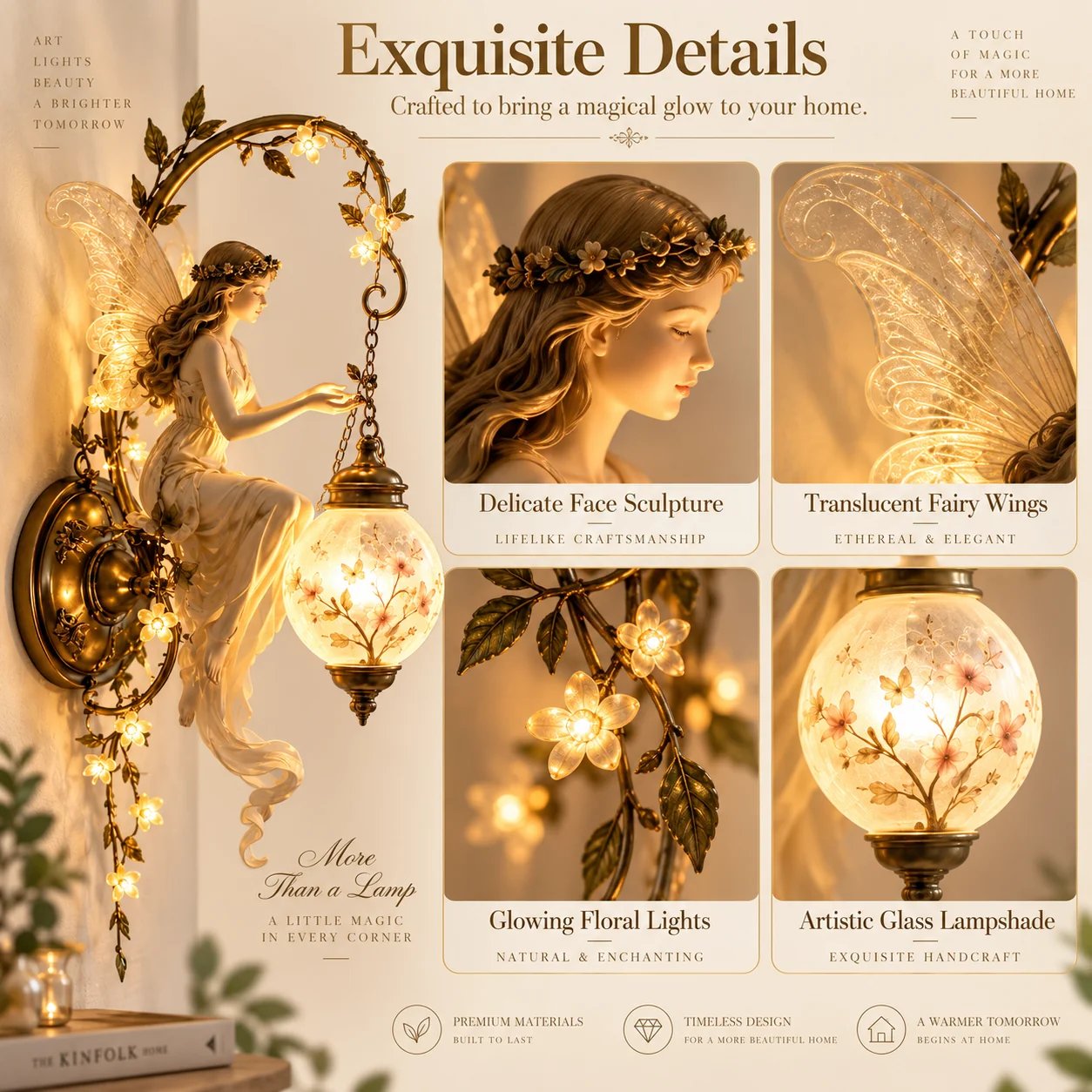 Floral lantern porch decor