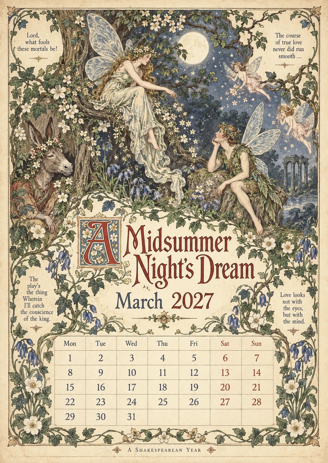 March — A Midsummer Night