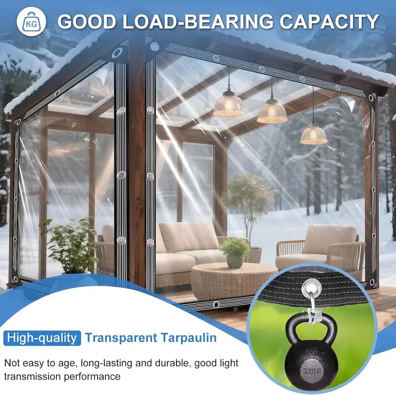 PE material, corner wrap reinforcement and durable metal eyelet product details