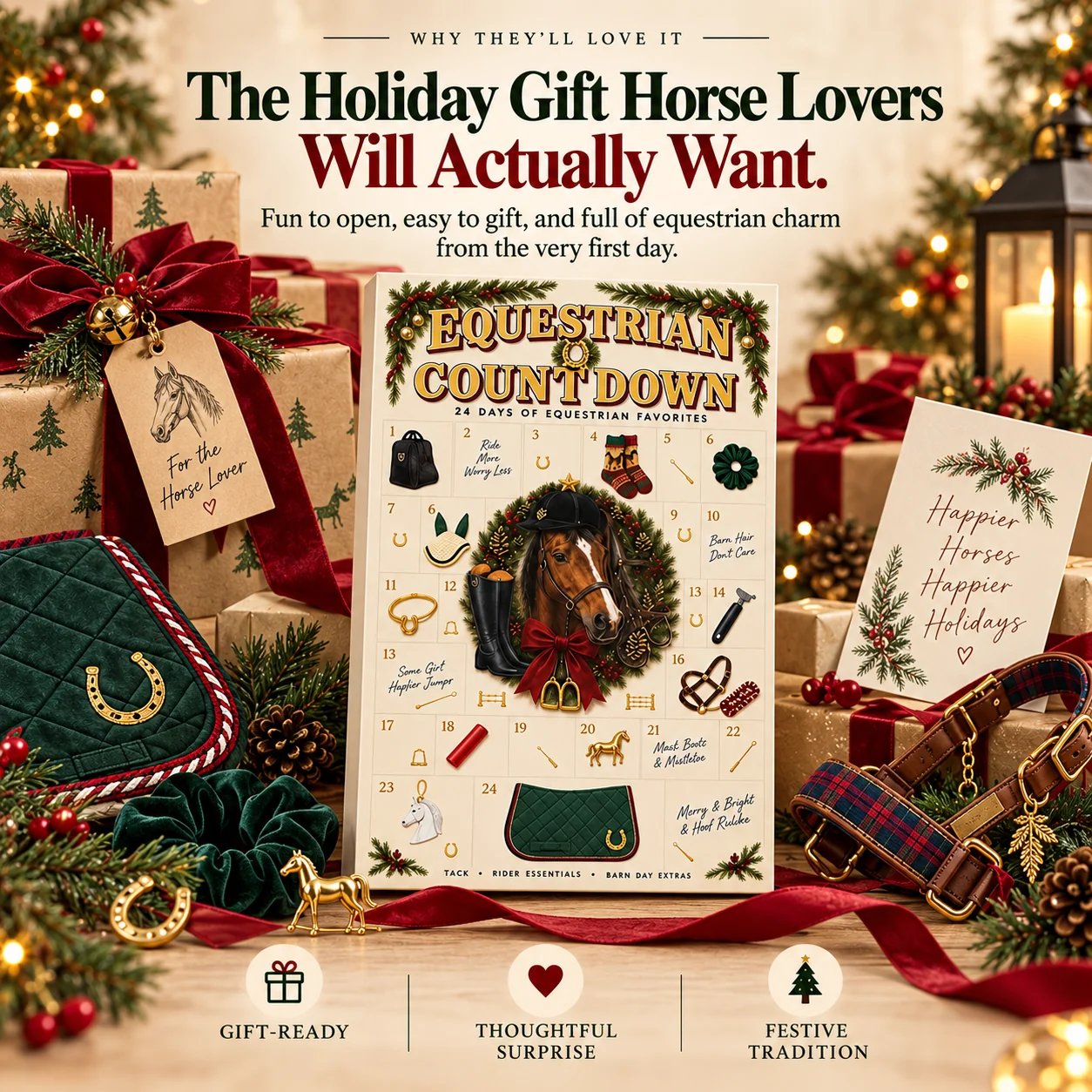 🐴 EquiJoy™ 24-Day Equestrian Advent Calendar detail