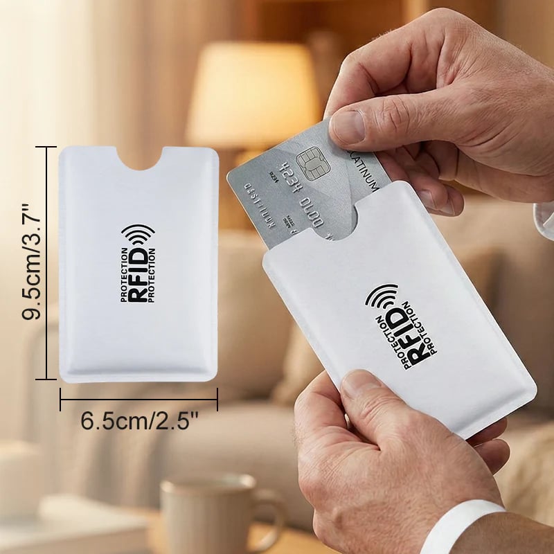 RFID blocking sleeves specifications and package