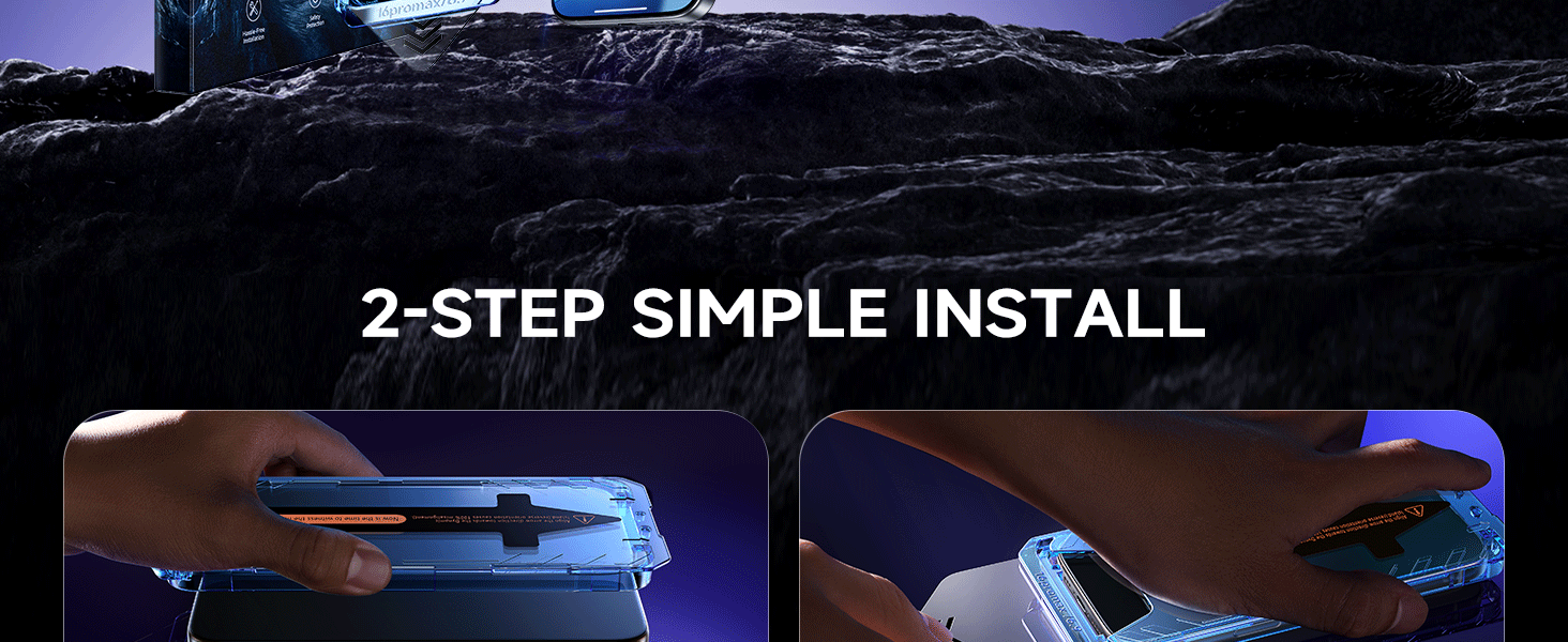 Lisen iPhone 16 pro max screen protector Install for PC