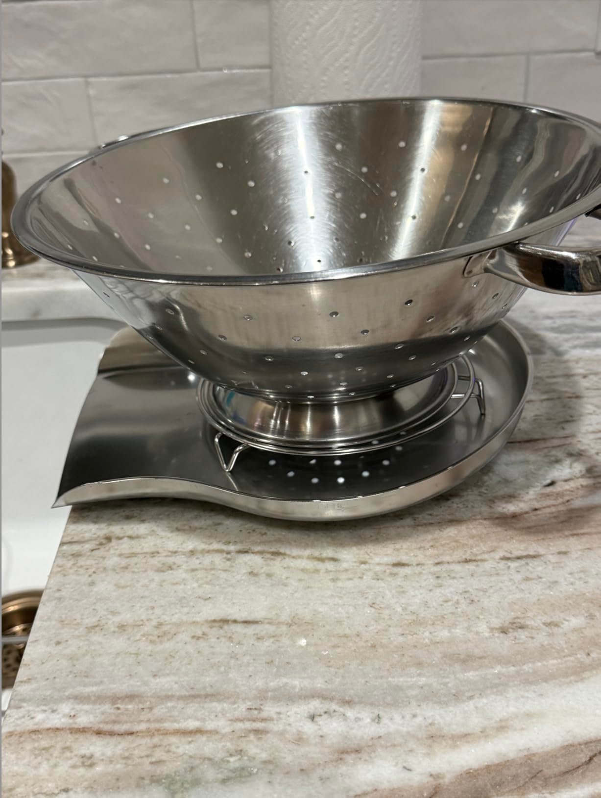 Frees up sink space