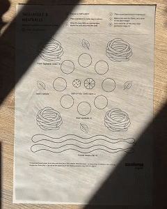 Place ingredients