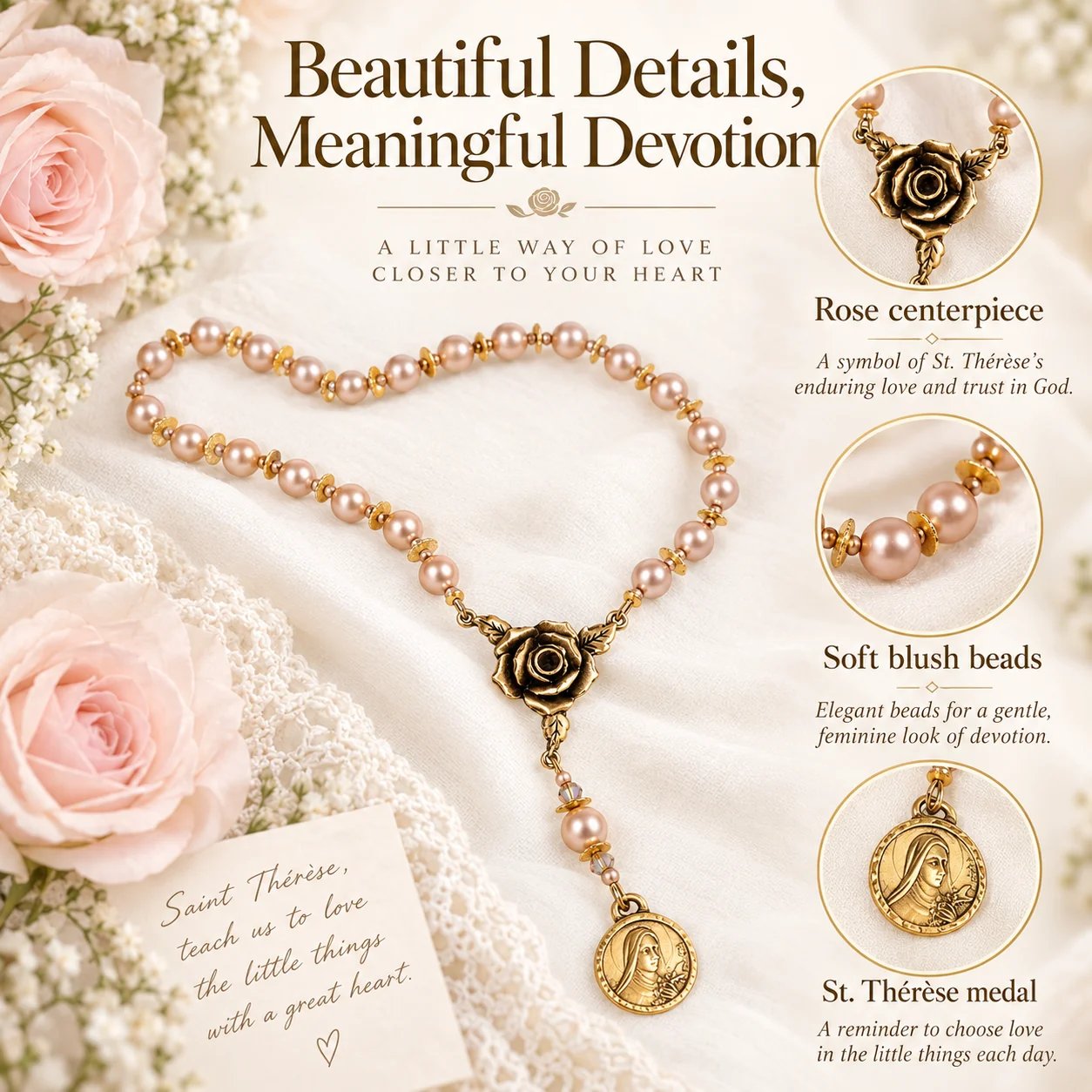 St. Therese Little Flower Rose Novena Chaplet