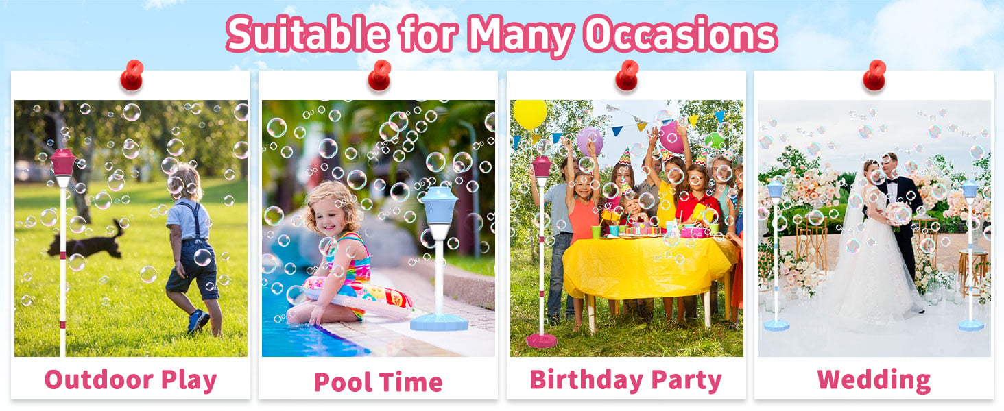 kids bubble machine
