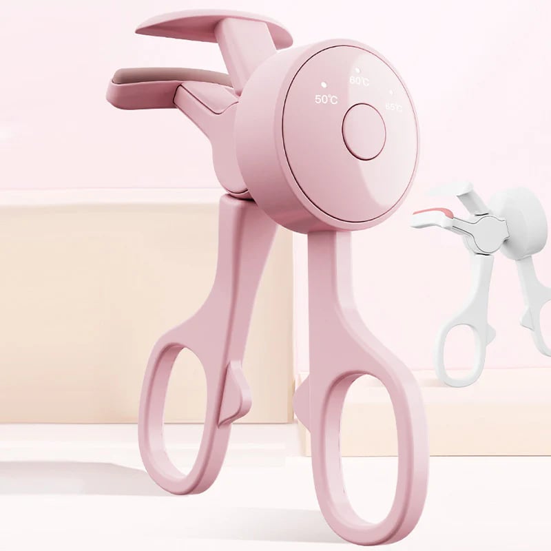 Heated eyelash curler 3 temperature settings 50 60 65 degrees