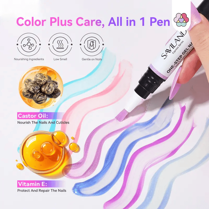 Easy to use gel polish pen