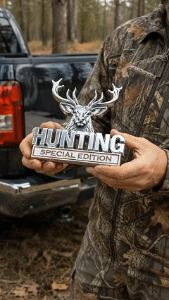 Hunting Special Edition 3D metal vehicle emblem