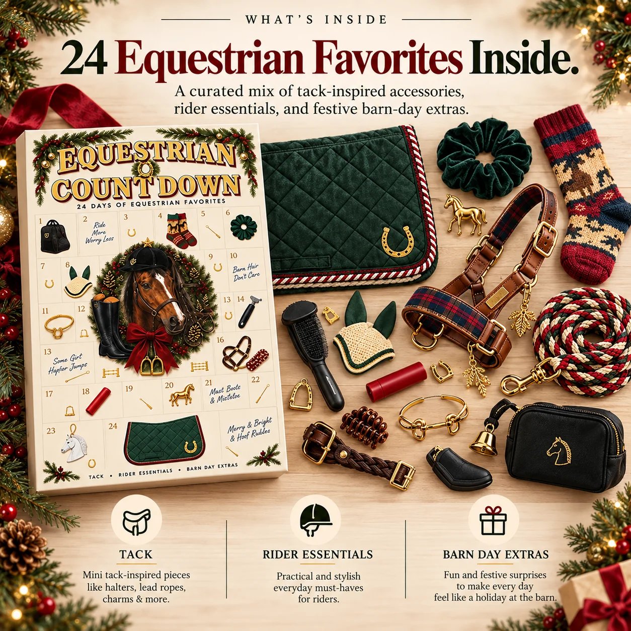🐴 EquiJoy™ 24-Day Equestrian Advent Calendar