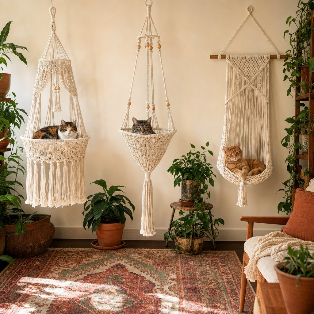 Cozy Hanging Cat Resting Space