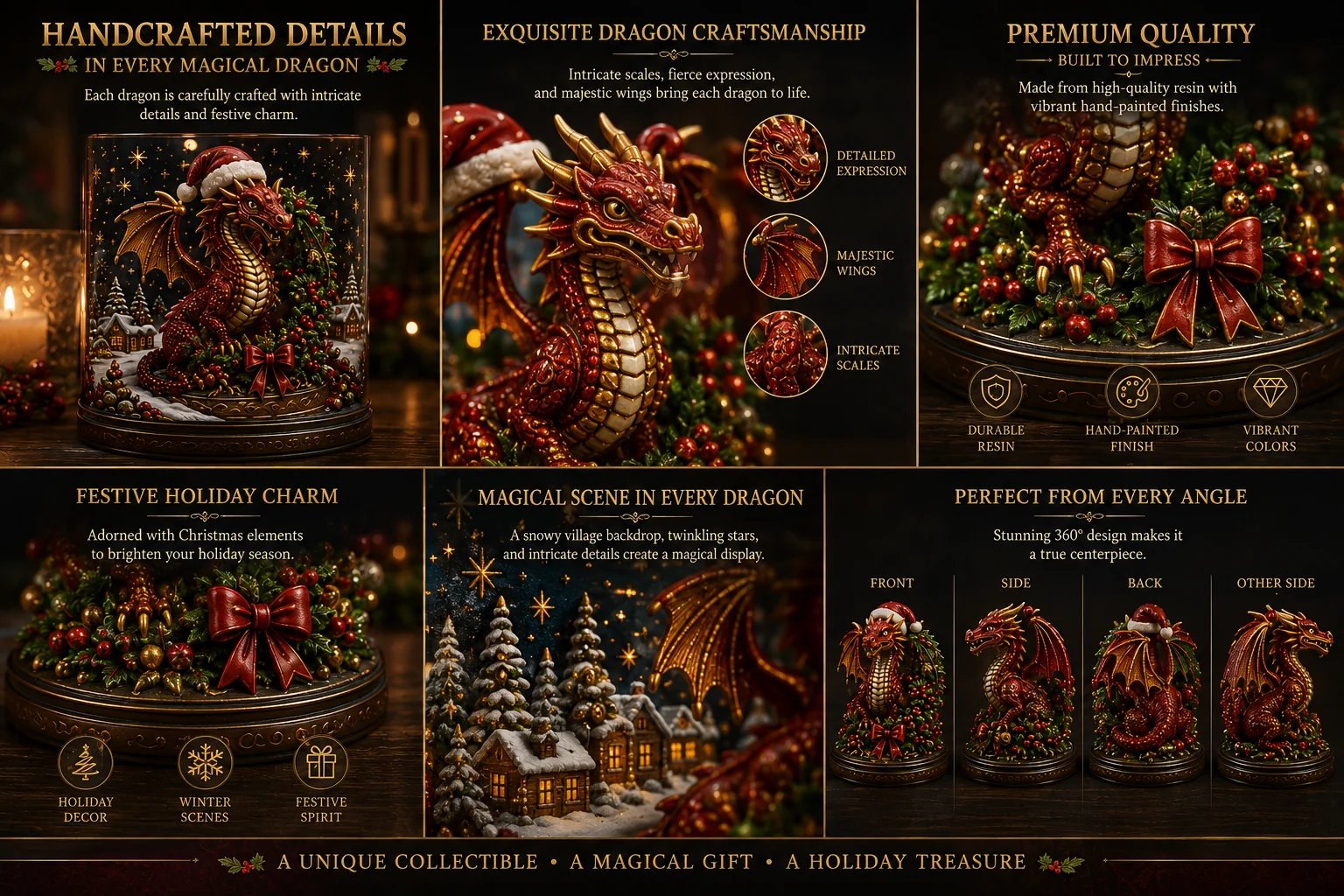 24 Days of Dragons Advent Calendar – 24 Unique Fantasy Dragons